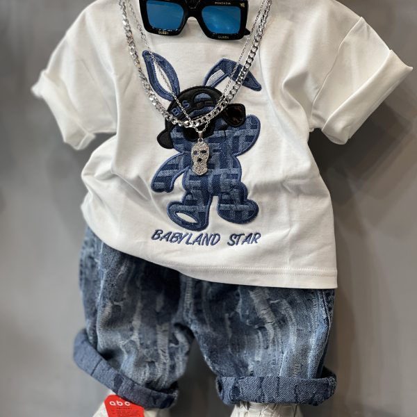 تیشرت شلوارک خرگوش جین